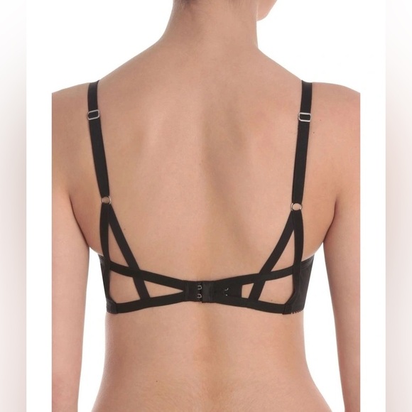 DITA VON TEESE Madame X Balconette Bra Black US 32DD - Picture 2 of 7